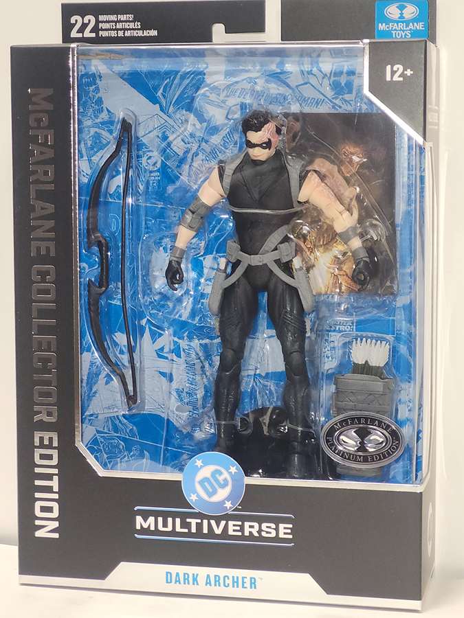 DC Multiverse Collector Edition Dark Archer (Green Arrow) Platinum 7 Inch Action Figure
