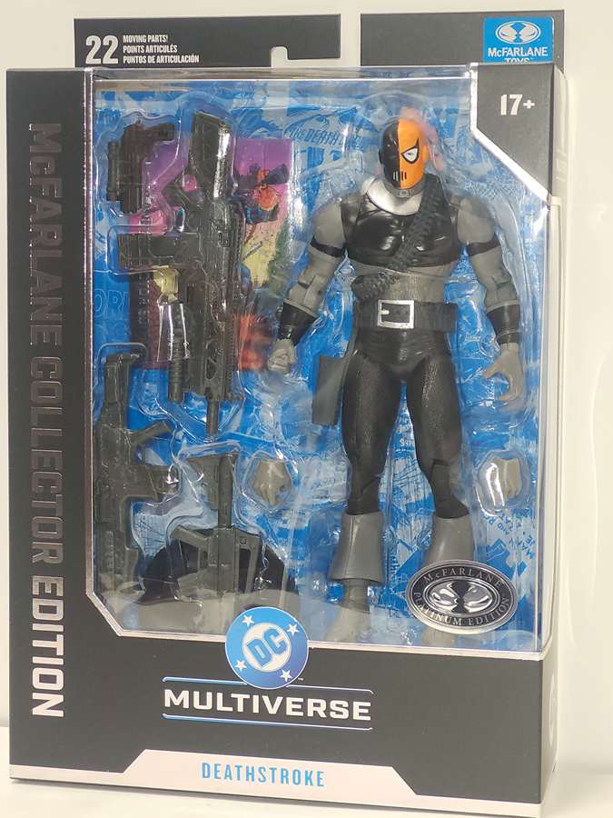 DC Multiverse Collector Edition Wave 12 Deathstroke (Deathstroke the Terminator) Platinum 7 Inch Action Figure
