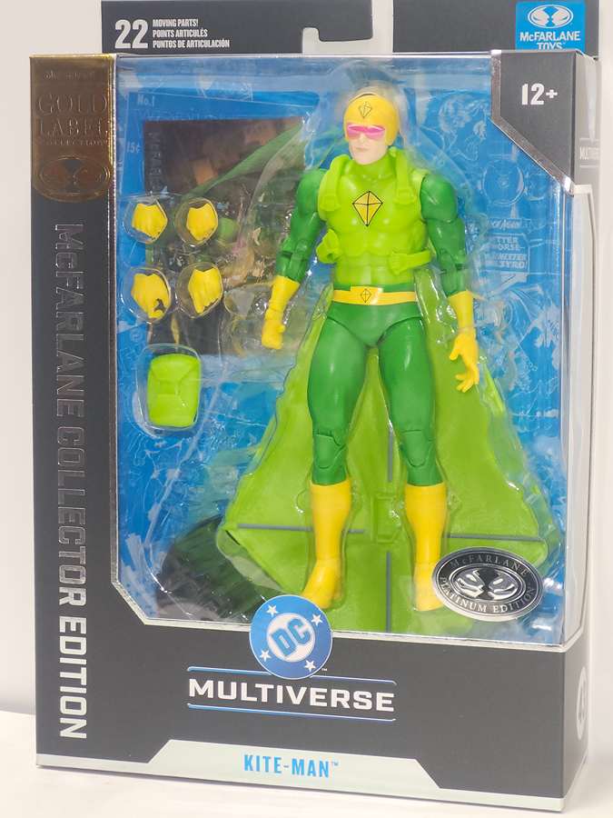 DC Multiverse Collector Edition Kite-Man (Batman Rogues) (Gold Label) Platinum 7 Inch Action Figure