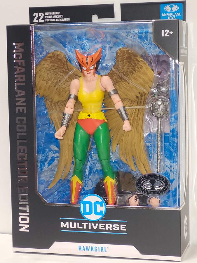 DC Multiverse Collector Edition Wave 11 Hawkgirl (Justice League of America) Platinum (gold Wings) 7 Inch Action Figure
