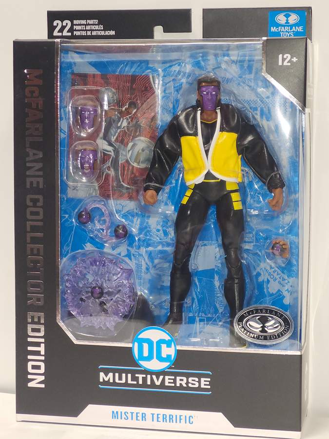 DC Multiverse Collector Edition Wave 11 Mr. Terrific (JSA) Platinum 7 Inch Action Figure