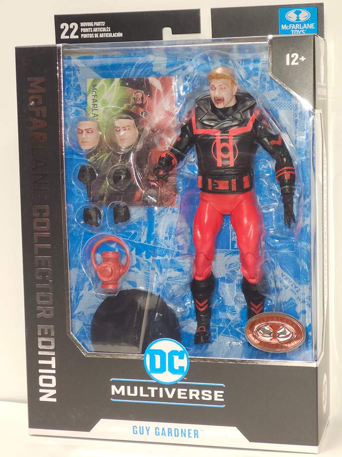 DC Multiverse Collector Edition Wave 11 Red Lantern (Guy Gardner) Platinum 7 Inch Action Figure