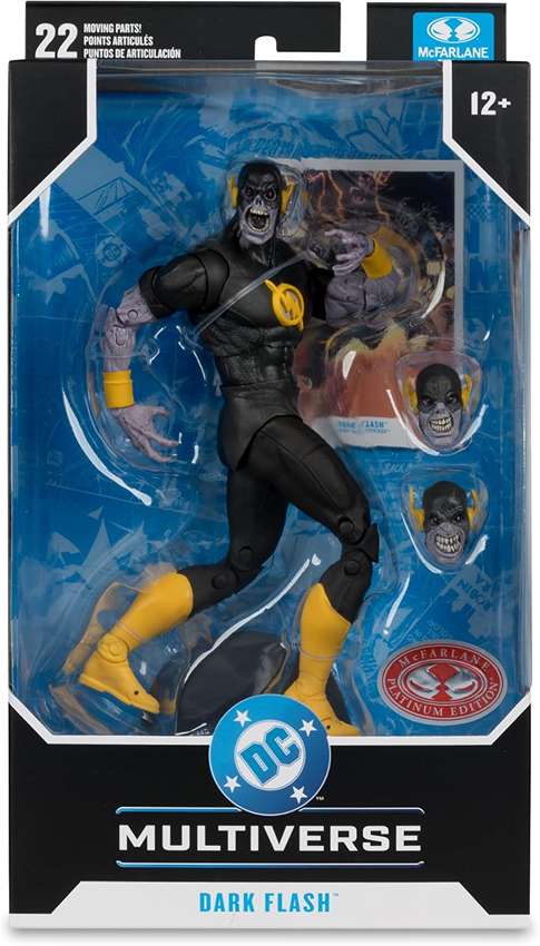 DC Multiverse Dark Flash (Red Platinum) 7 Inch Action Figure