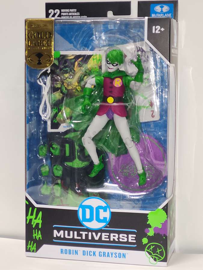 DC Multiverse Rebirth Robin (Dick Grayson) Jokerized Gold Label 7 Inch Action Figure