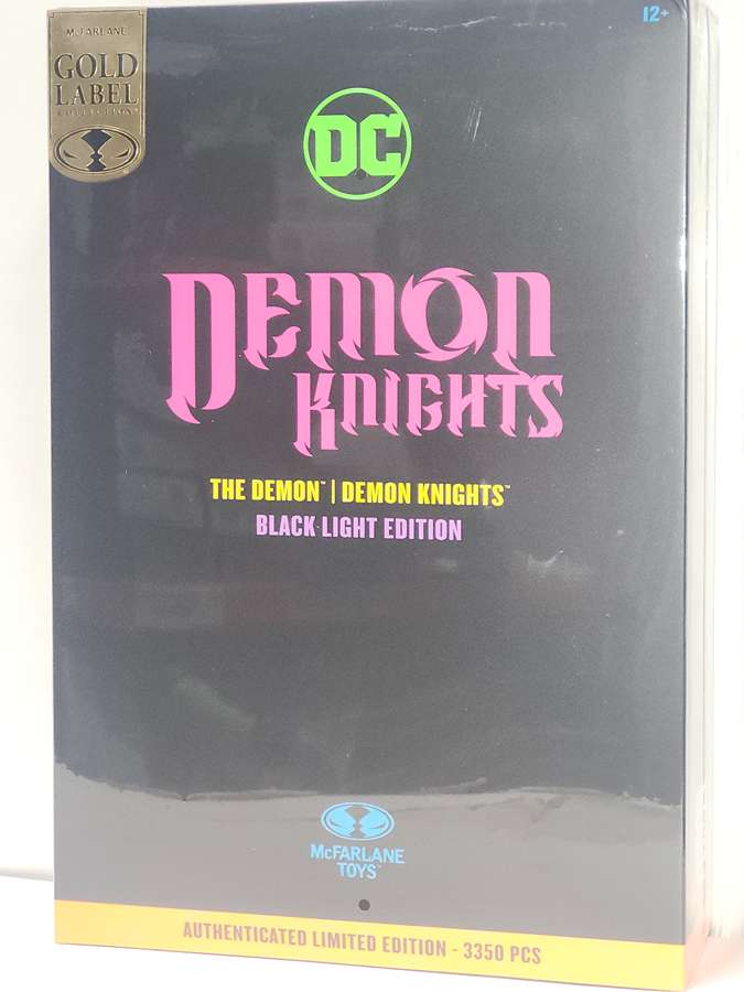 DC Multiverse Demon Knights The Demon (Black Light) (Gold Label) 7 Inch Action Figure