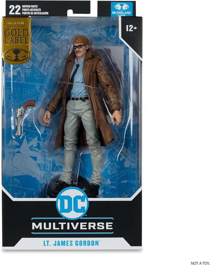 DC Multiverse Lt. James Gordon (Batman: Year one Part 4) Gold Label 7 Inch Action Figure