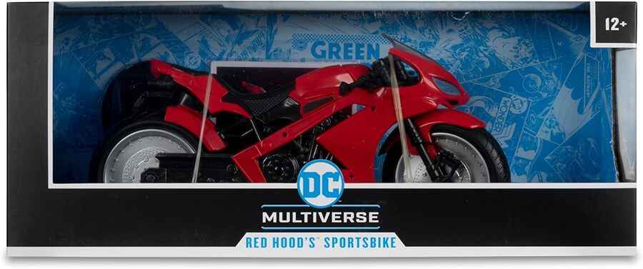 DC Multiverse Red Hood Outlaw (Red Hood Motorcycle) 7 Inch Scale Vehicle