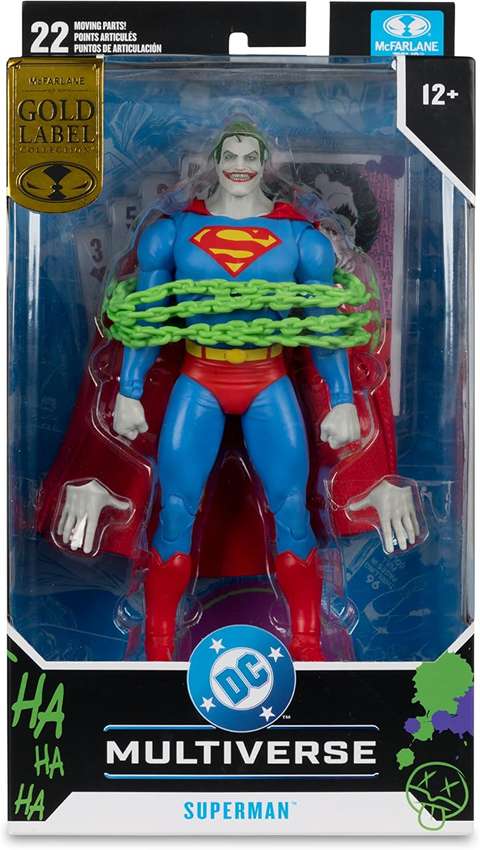 DC Multiverse Superman (Action Comics 1000) Jokerized (Gold Label) 7 Inch Action Figure