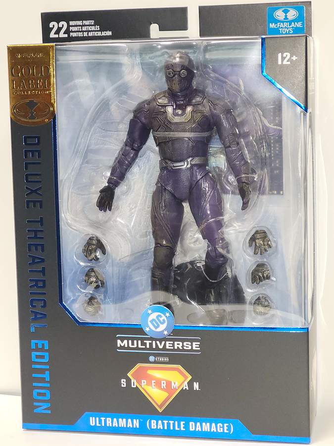 DC Multiverse Superman Movie Deluxe Theatrical Ultraman (Battle Damaged) Gold Label 7 Inch Action Figure