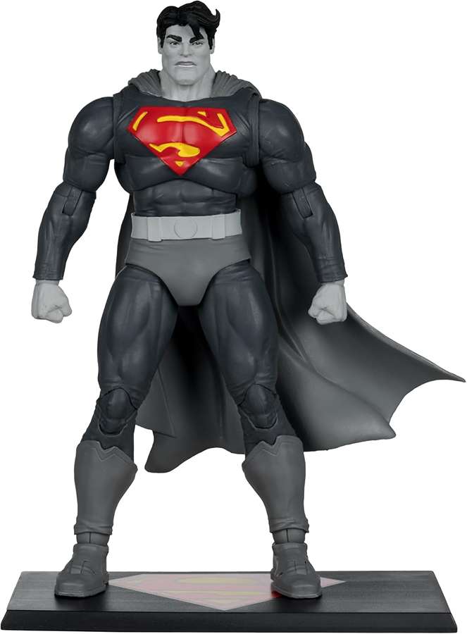 DC Multiverse Superman (Dark Knight Returns) B/W Accent (Gold Label) 7 Inch Action Figure