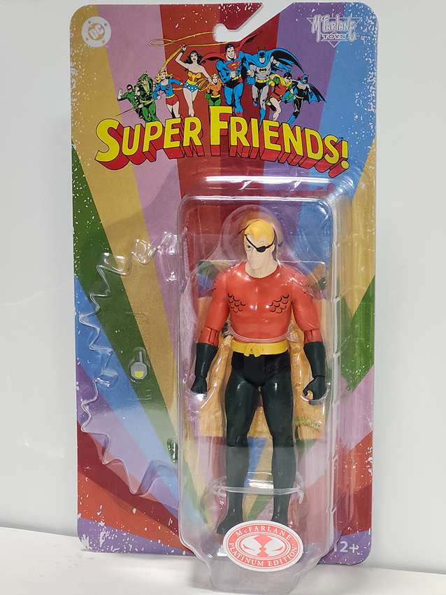 Batman DC Retro Super Friends Wave 3 Evil Aquaman 6 Inch Platinum Action Figure