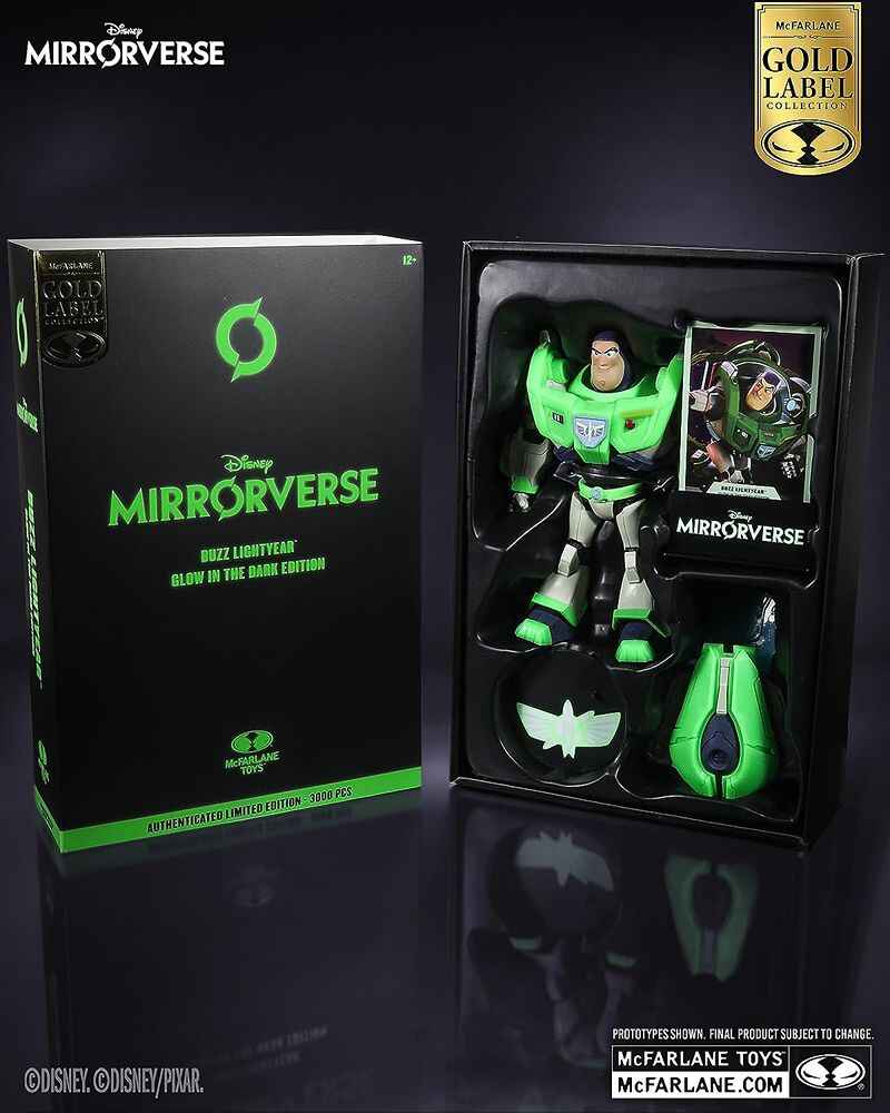 Disney Mirrorverse Toy Story Buzz Lightyear Glow in the Dark (Gold