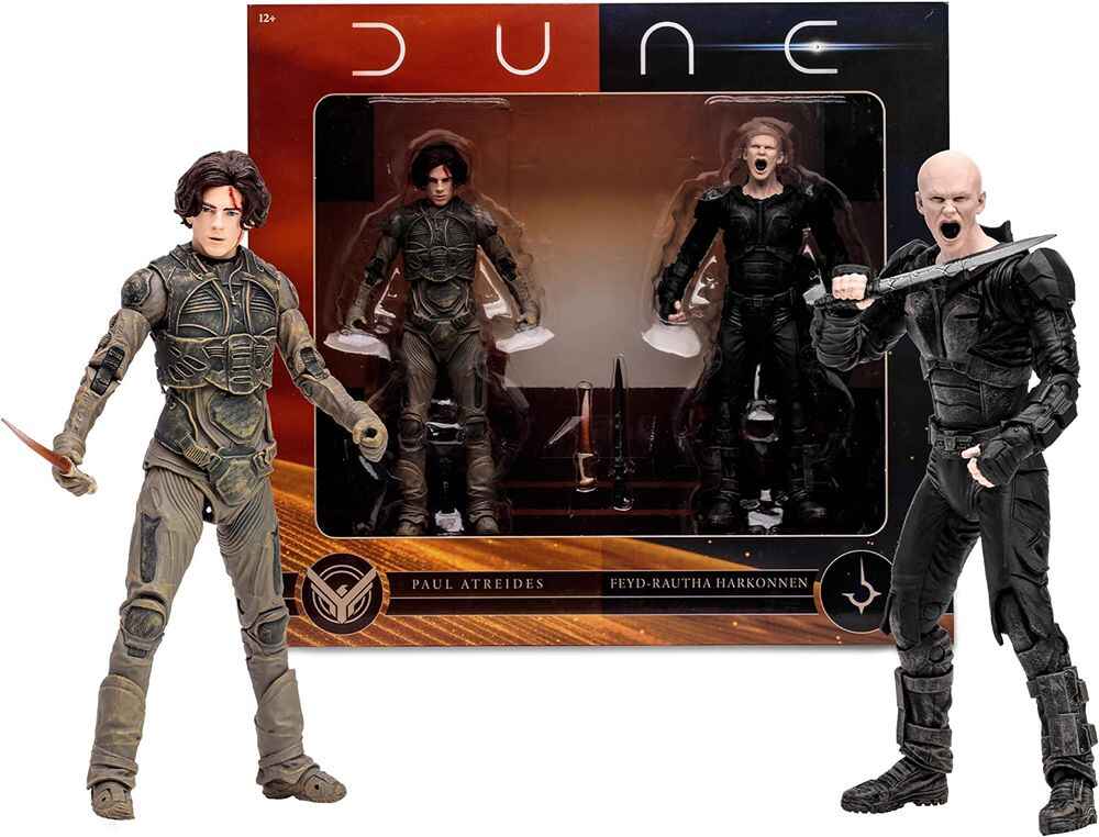 Dune: Part 2 Paul Atreides And Feyd-Rautha Harkonnen Battle 7 Inch Action Figure 2-Pack