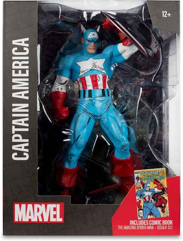 Marvel Collection 1:6th Scale Posed Figure Statue - Captain America by Todd Mcfarlane