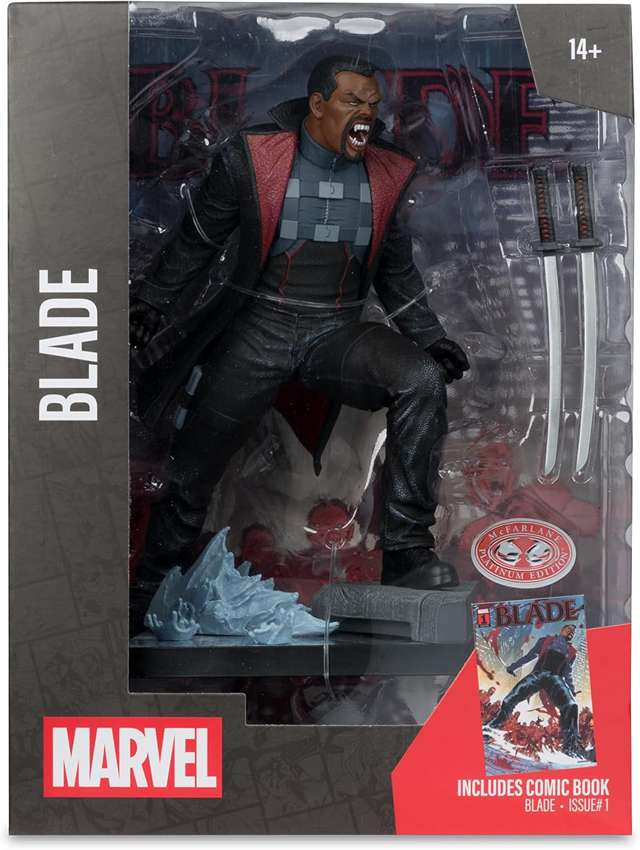 Marvel Collectibles 1/6th Scale Posed Figure - Blade Red Platinum Edition (Blade #1)
