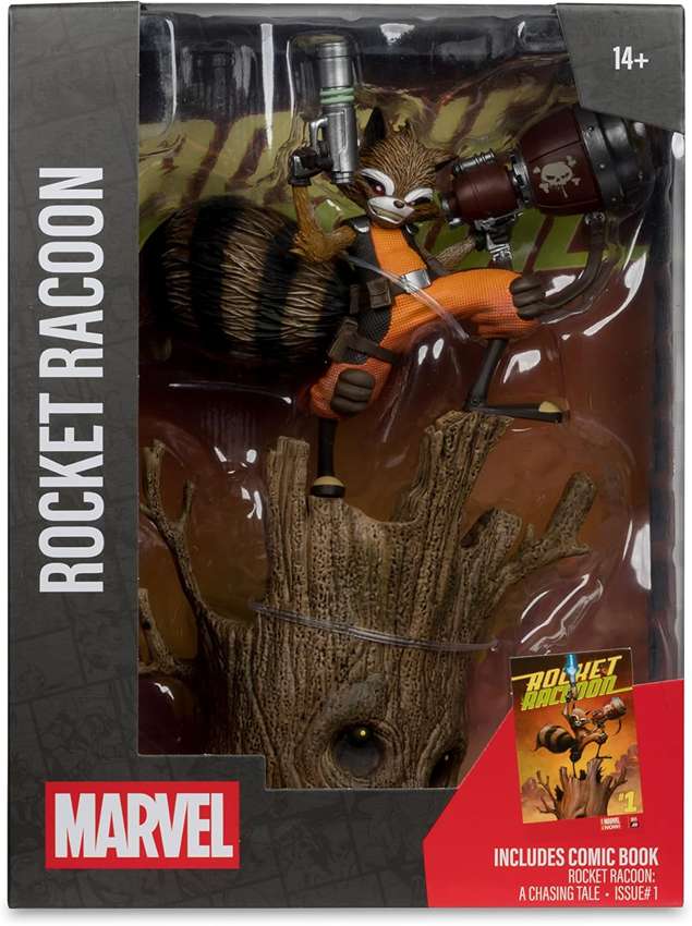 Marvel Collectibles 1/6th Scale Posed Figure - Rocket Racoon (Rocket Racoon: A Chasing Tale #1)