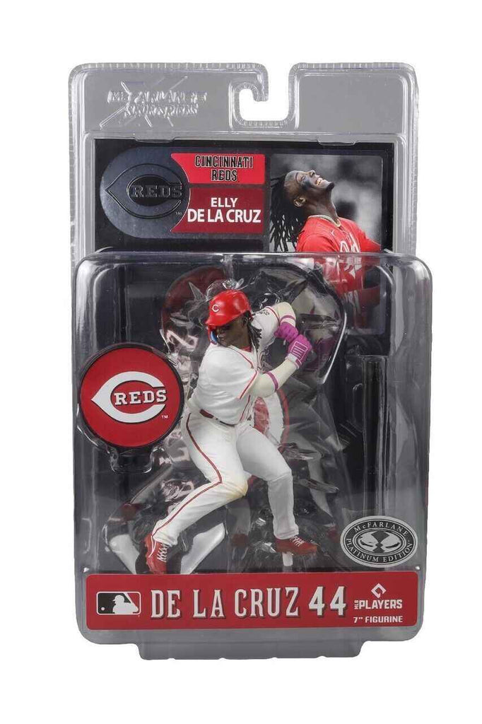 Mcfarlane Sportpicks MLB 7 Inch Figure - Elly De La Cruz White Chase Jersey (Cincinnati Red)