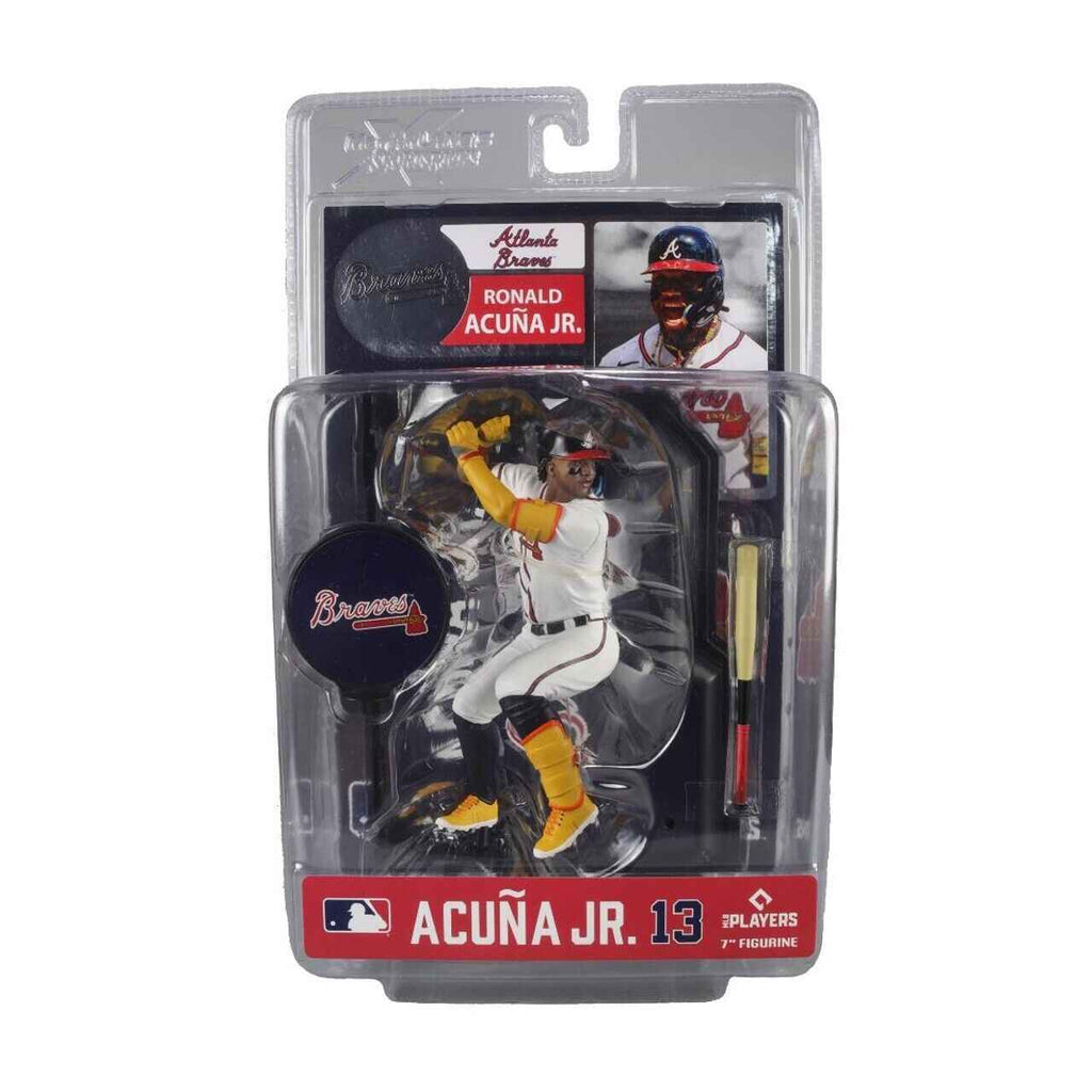 Mcfarlane Sportpicks MLB 7 Inch Figure - Ronald Acuna Jr White Jersey (Atlanta Braves)