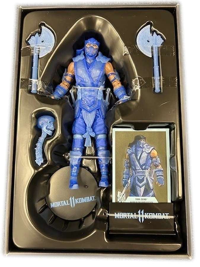Mortal Kombat 11 Sub-Zero (Glow in the Dark) (Gold Label) 7 Inch Action Figure