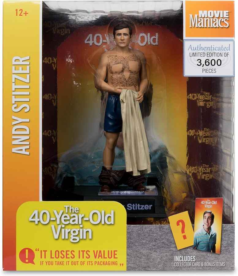 Movie Maniacs NBC Wave 1 - Andy Stitzer (The 40-Year-Old Virgin) 6 Inch Posed Figure