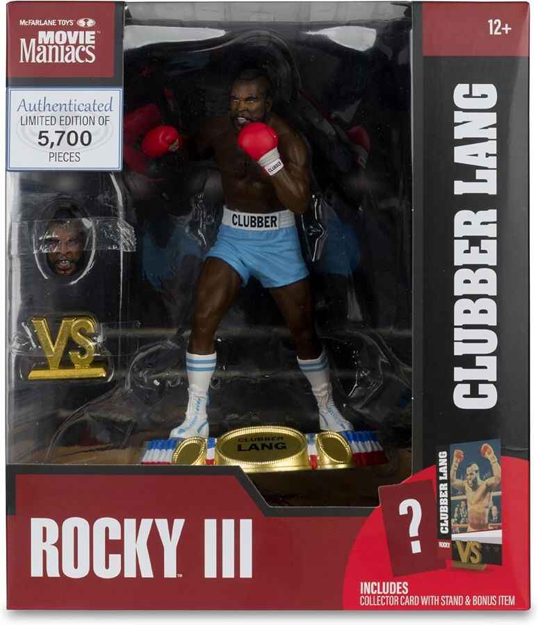 Movie Maniacs Rocky Wave 2 - Clubber Lang (Mr. T) (Rocky 3) 6 Inch Posed Figure