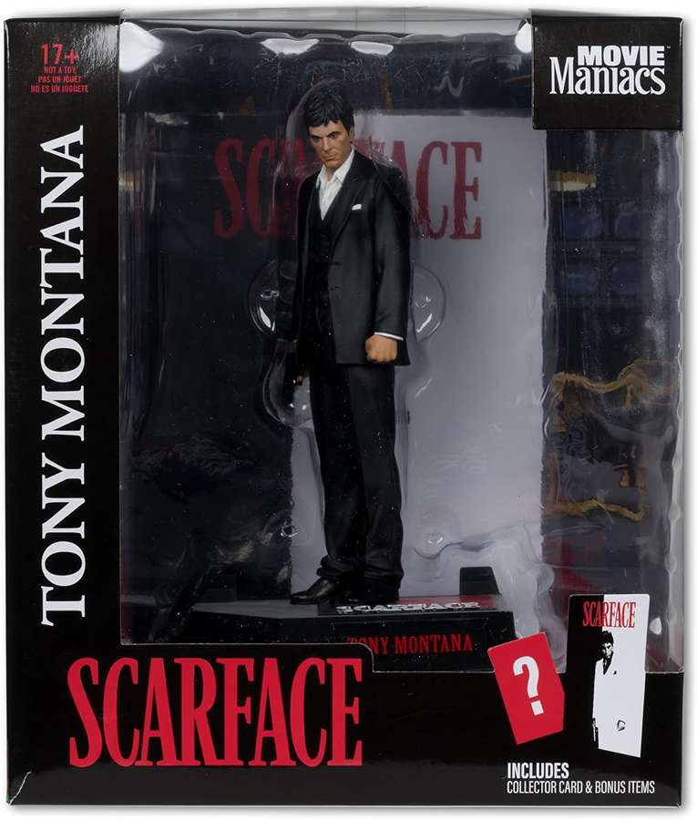 Movie Maniacs Scarface Tony Montana 6 Inch Posed Figure