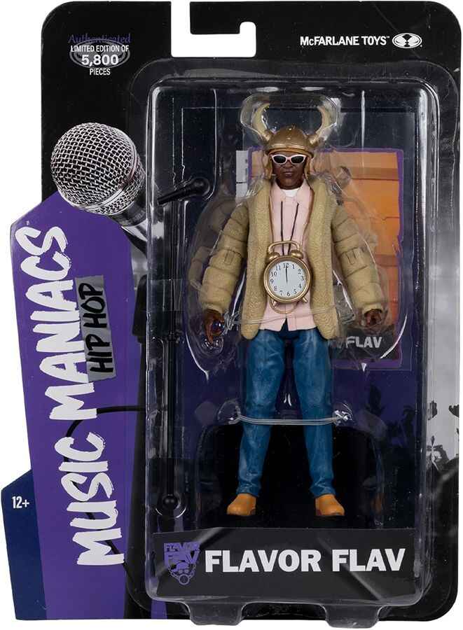 Music Maniacs Wave 4 Hip Hop - Flavor Flav 6 Inch Action Figure