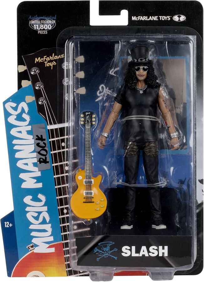 Music Maniacs Rock Wave 3 - Slash (Guns and Roses) 6 Inch Action Figure