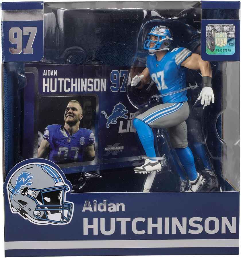 Mcfarlane Sportpicks NFL 7 Inch Posed Figure - Aiden Hutchinson (Detroit Lions)