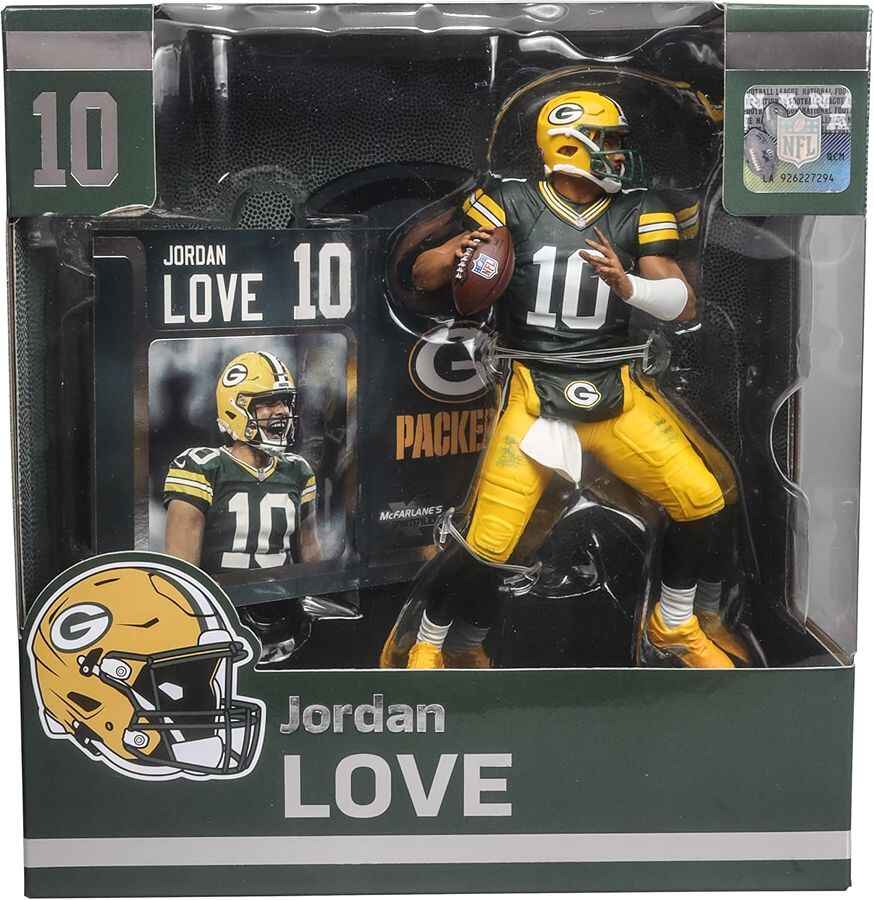 Mcfarlane Sportpicks NFL 7 Inch Posed Figure - Jordan Love (Green Bay Packers)