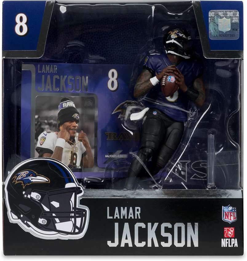 Mcfarlane Sportpicks NFL 7 Inch Posed Figure - Lamar Jackson (Baltimore Ravens)