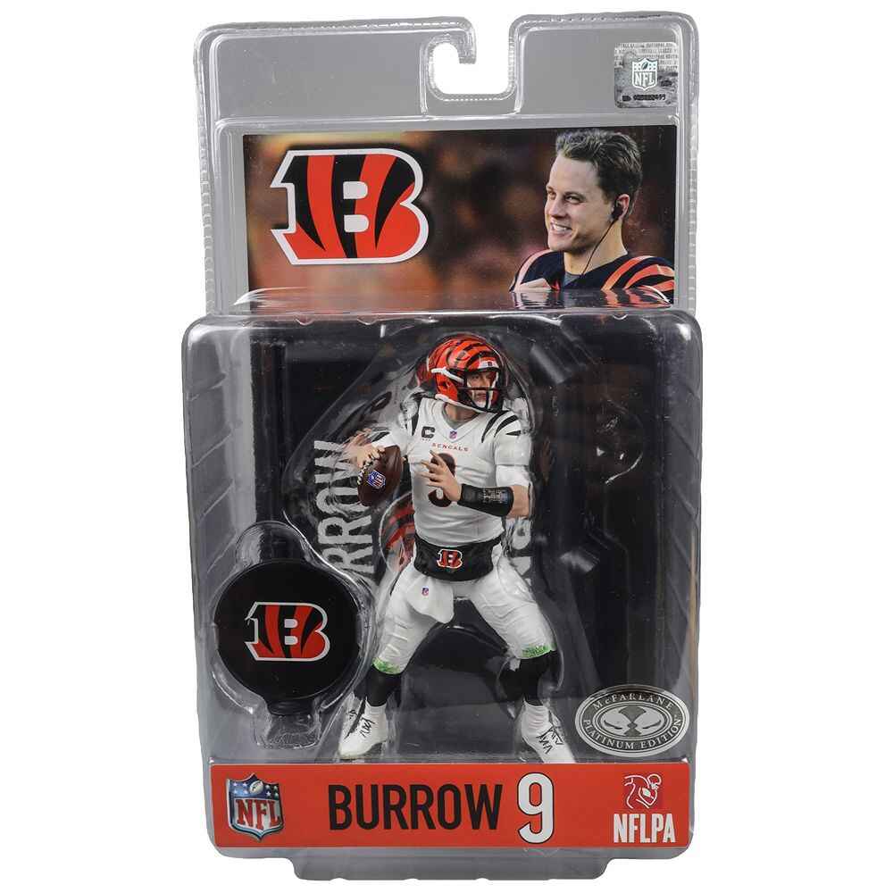 Mcfarlane Sportpicks NFL 7 Inch Posed Figure Series 1 - Joe Burrow (Bengals) Platinum