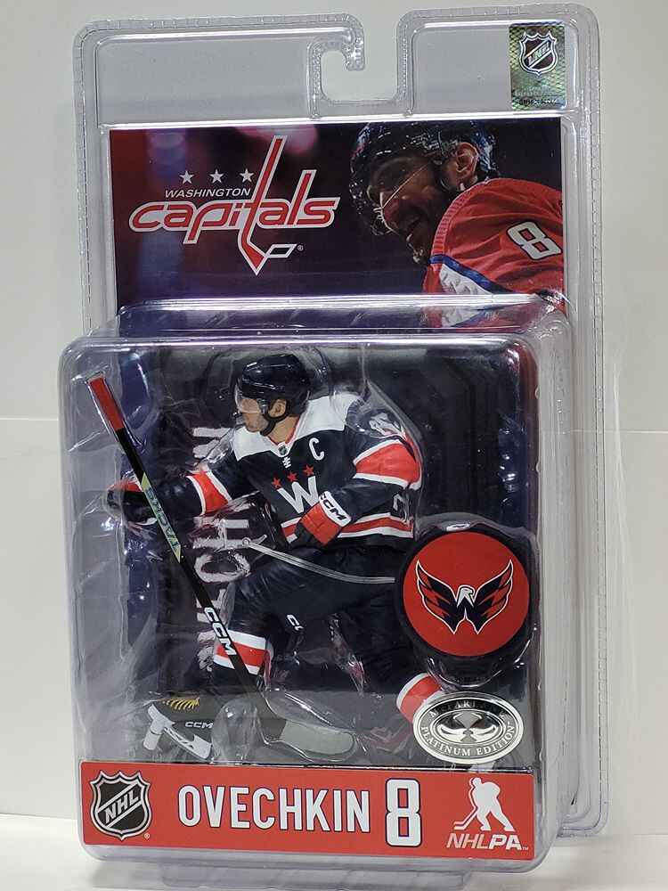 Mcfarlane Sportpicks NHL 7 Inch Posed Figure Series 1 - Alex Ovechkin (Washington Capitals) Platinum