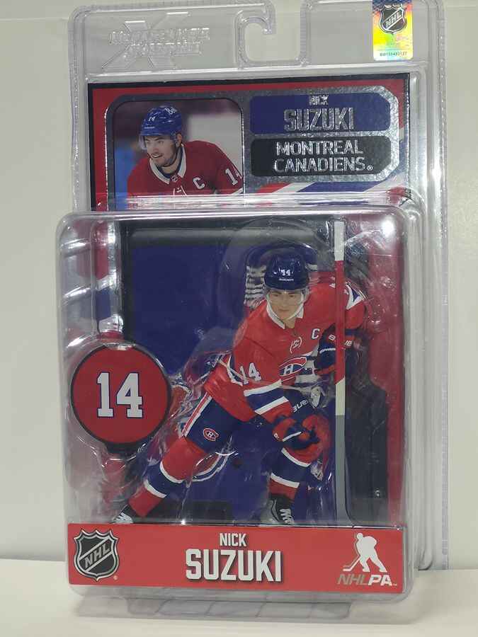 Mcfarlane Sportpicks NHL 7 Inch Posed Figure - Nick Suzuki #14 (Montreal Canadiens)