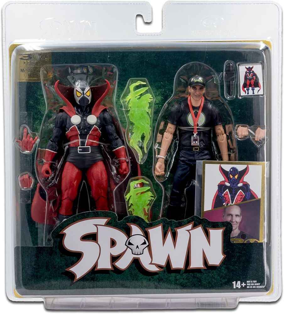 Spawn 30th Anniversary Spawn and Todd Mcfarlane 7 Inch Action