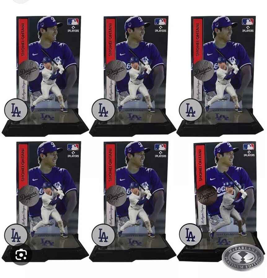 Mcfarlane Sportpicks MLB 7 Inch Posed Figure - Shohei Ohtani (LA Dodgers) Sealed Case Platinum Chase