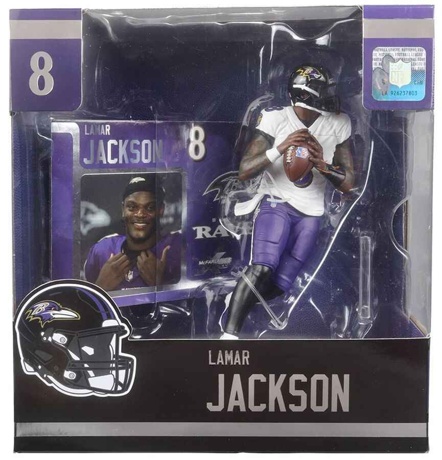 Mcfarlane Sportpicks NFL 7 Inch Posed Figure - Lamar Jackson (Baltimore Ravens)