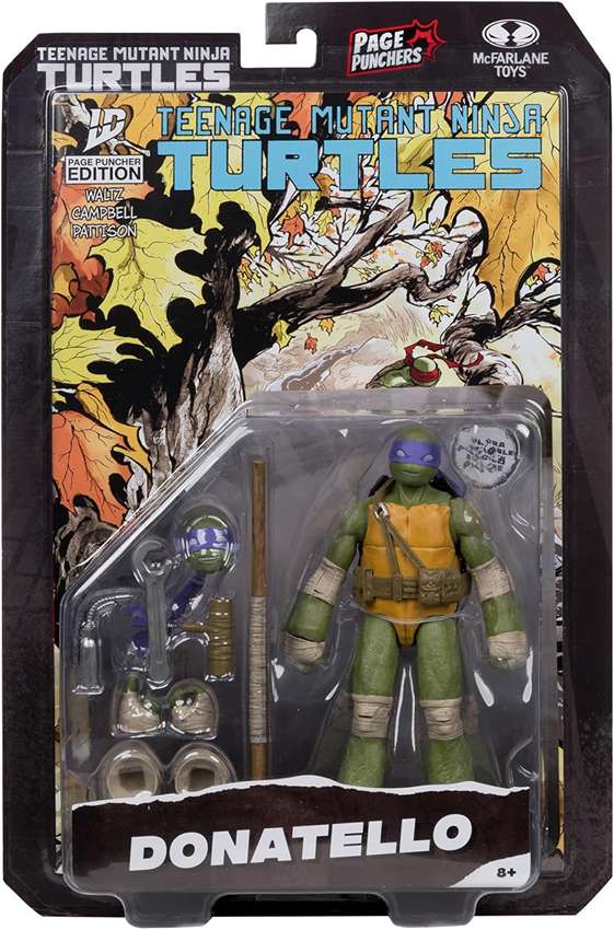 Teenage Mutant Ninja Turtles Page Punchers Wave 1 Donatello 5 Inch Action Figure