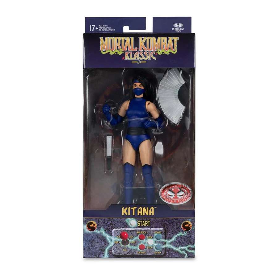 Mortal Kombat Klassic Wave 1 Kitana Platinum 7 Inch Action Figure