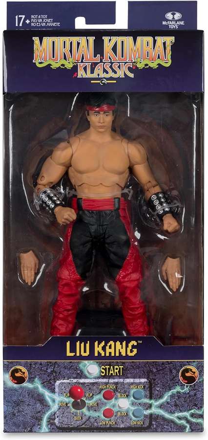 Mortal Kombat Klassic Wave 1 Liu Kang 7 Inch Action Figure