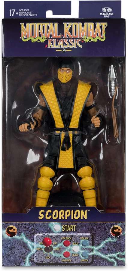 Mortal Kombat Klassic Wave 1 Scorpion 7 Inch Action Figure