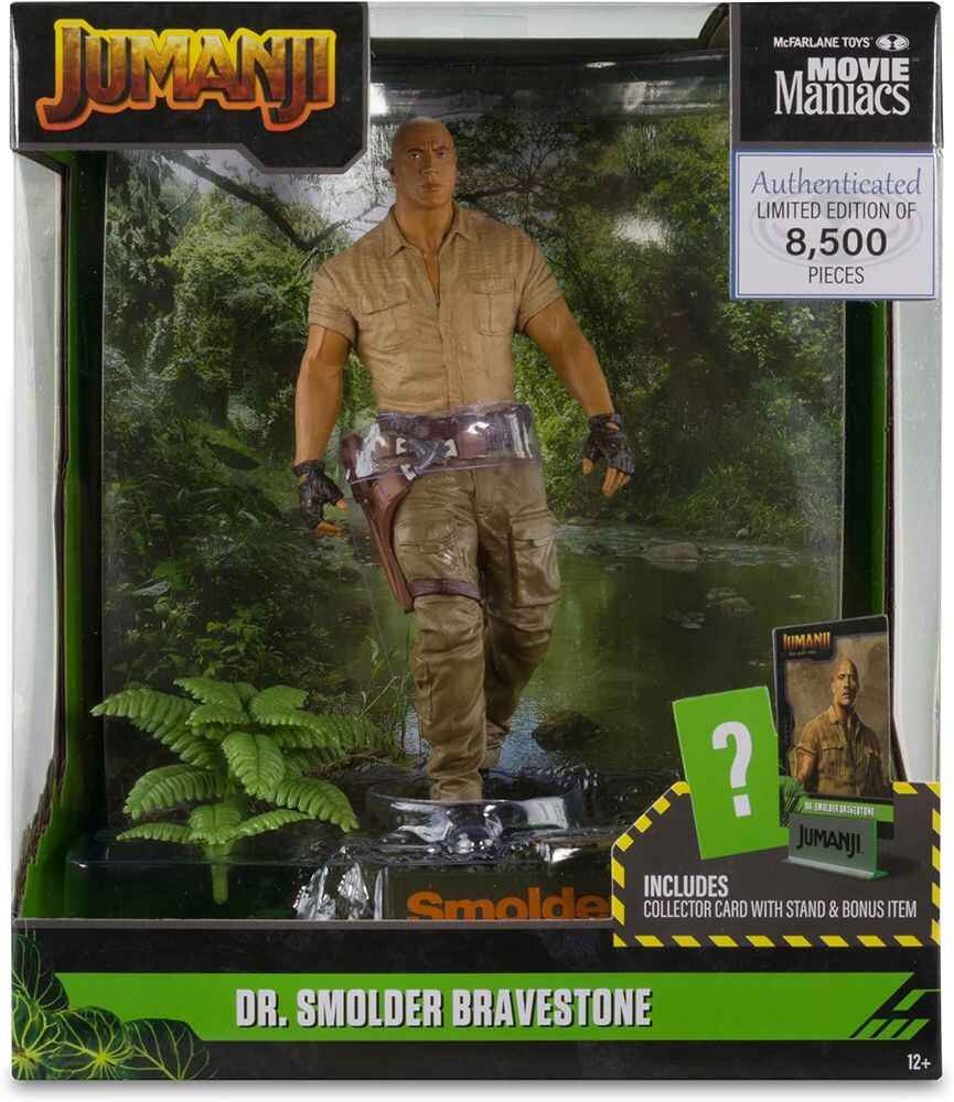 Movie Maniacs WB:100 Wave 4 - Jumanji Dr. Smolder Bravestone 6 Inch Posed Figure