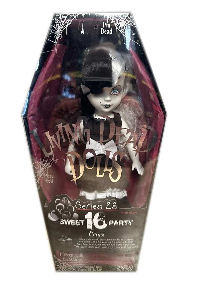 Living Dead Dolls Series 28 (Sweet 16 Party) - Onyx 10 Inch Doll