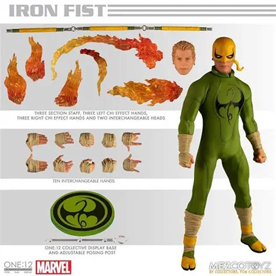 Marvel Comics One-12 Collective Iron Fist 6 Inch 1/12 Action Figure