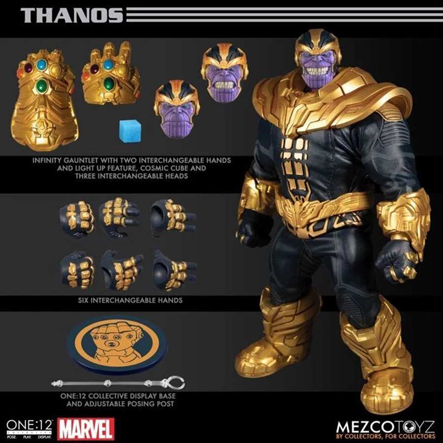 One-12 Collective Marvel Thanos 8.5 Inch 1/12 Action Figure