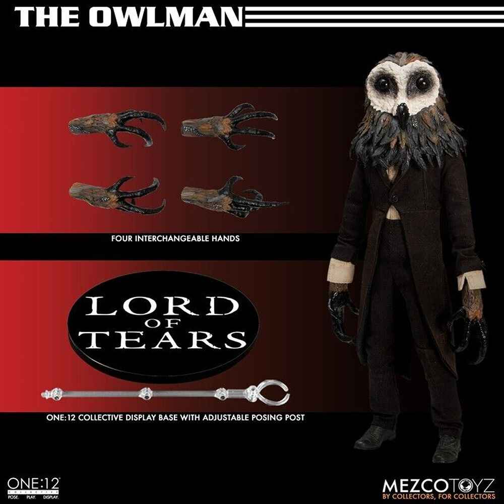 One-12 Collective Horror Lord of Tears The Owlman 6.5 Inch 1/12