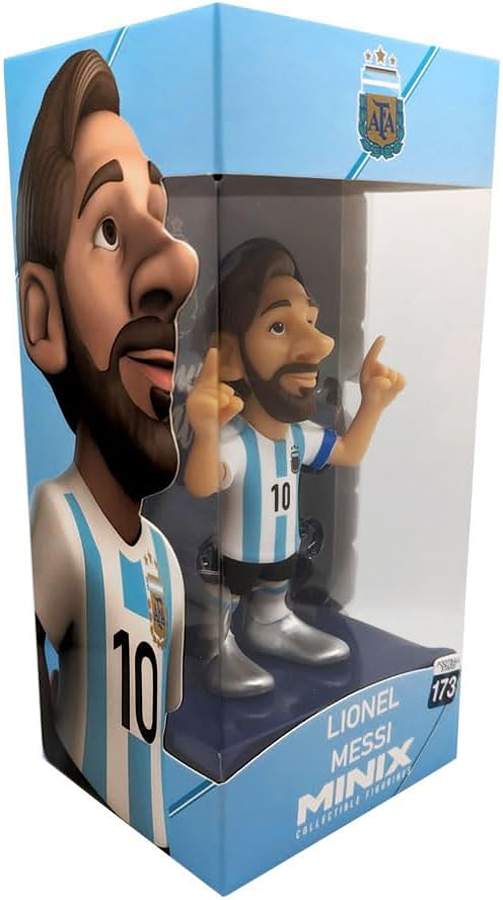 Minix Sports Soccer Lionel Messi 4.75 Inch Collectible Vinyl Figure