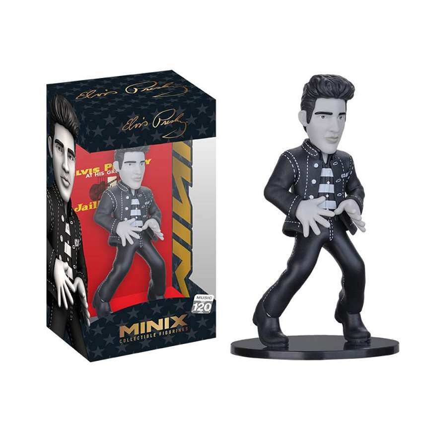 Minix Music Elvis Presley (Jailhouse) 4.75 Inch Collectible Vinyl Figure #120