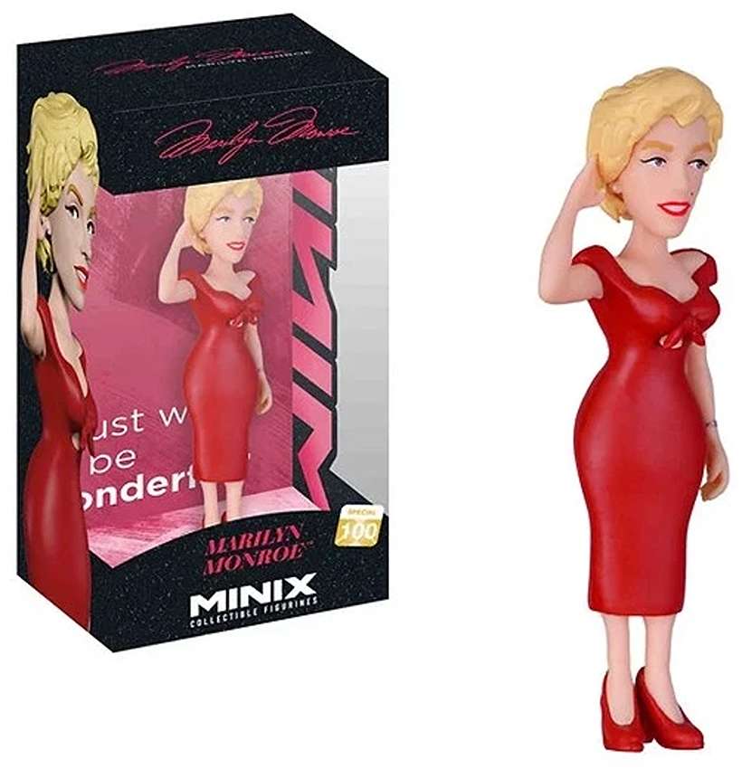 Minix Icon Marilyn Monroe 100th Ann (Red Dress) 4.75 Inch Collectible Vinyl Figure #100