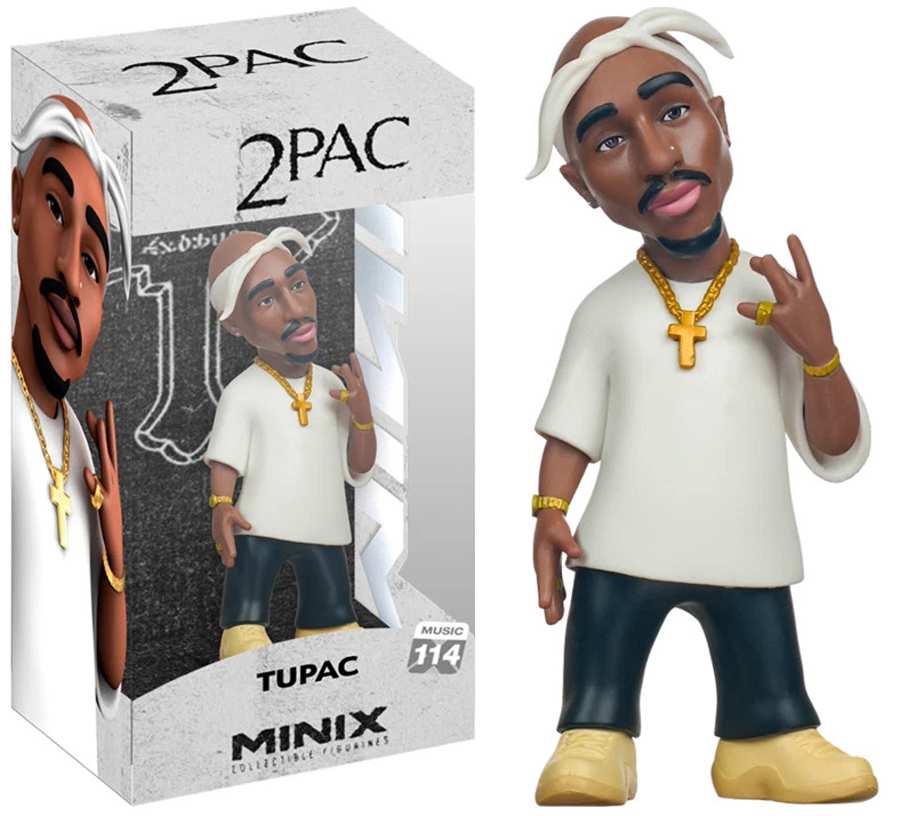 Minix Music 2Pac Tupac Shakur 4.75 Inch Collectible Vinyl Figure #114 figurineforall.ca Minix Music 2Pac Tupac Shakur 4.75 Inch Collectible Vinyl Figure #114 figurineforall.ca